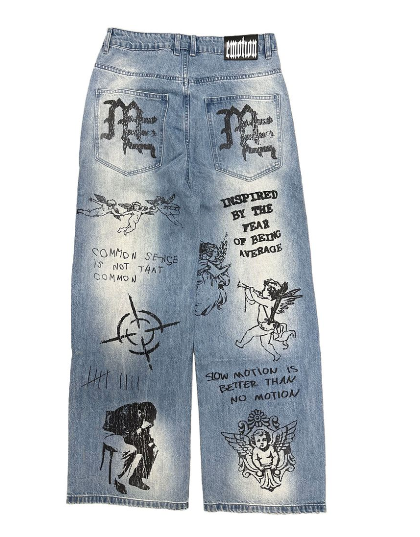 Mixed Emotions Blue “Canvas” Denim