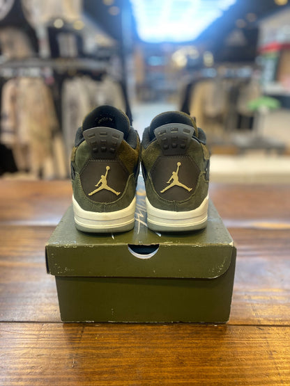 Jordan 4 Retro SE Craft Medium Olive (GS) PRE-OWNED