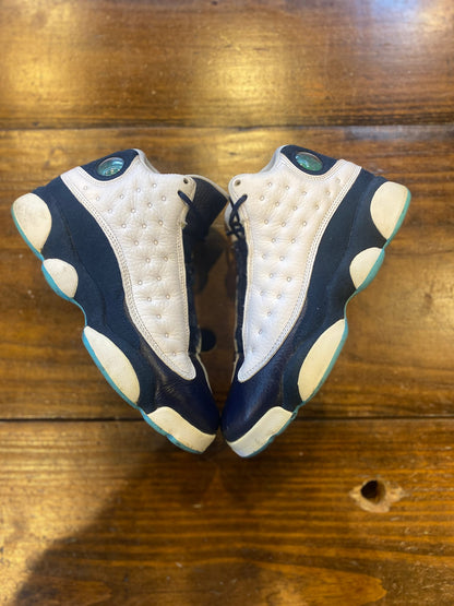 Jordan 13 Retro White Obsidian Powder Blue (GS) PRE-OWNED