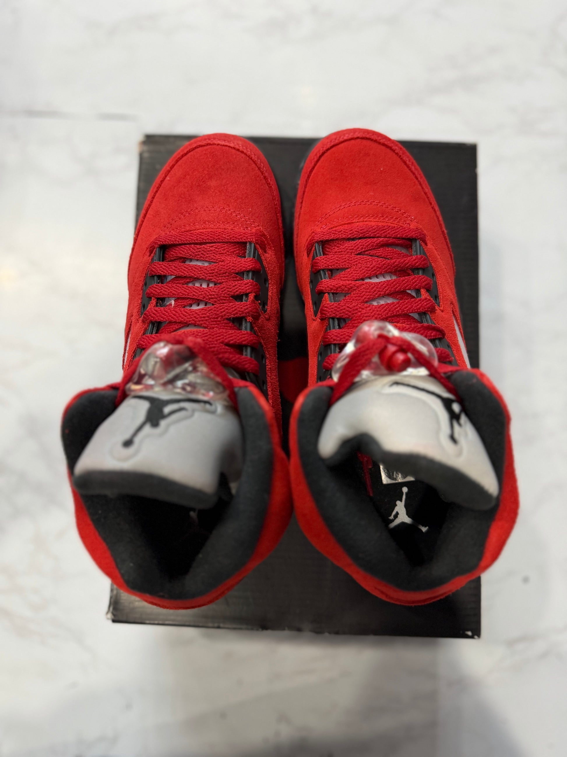 Jordan 5 Retro Raging Bull Red (2021) (GS) PRE-OWNED