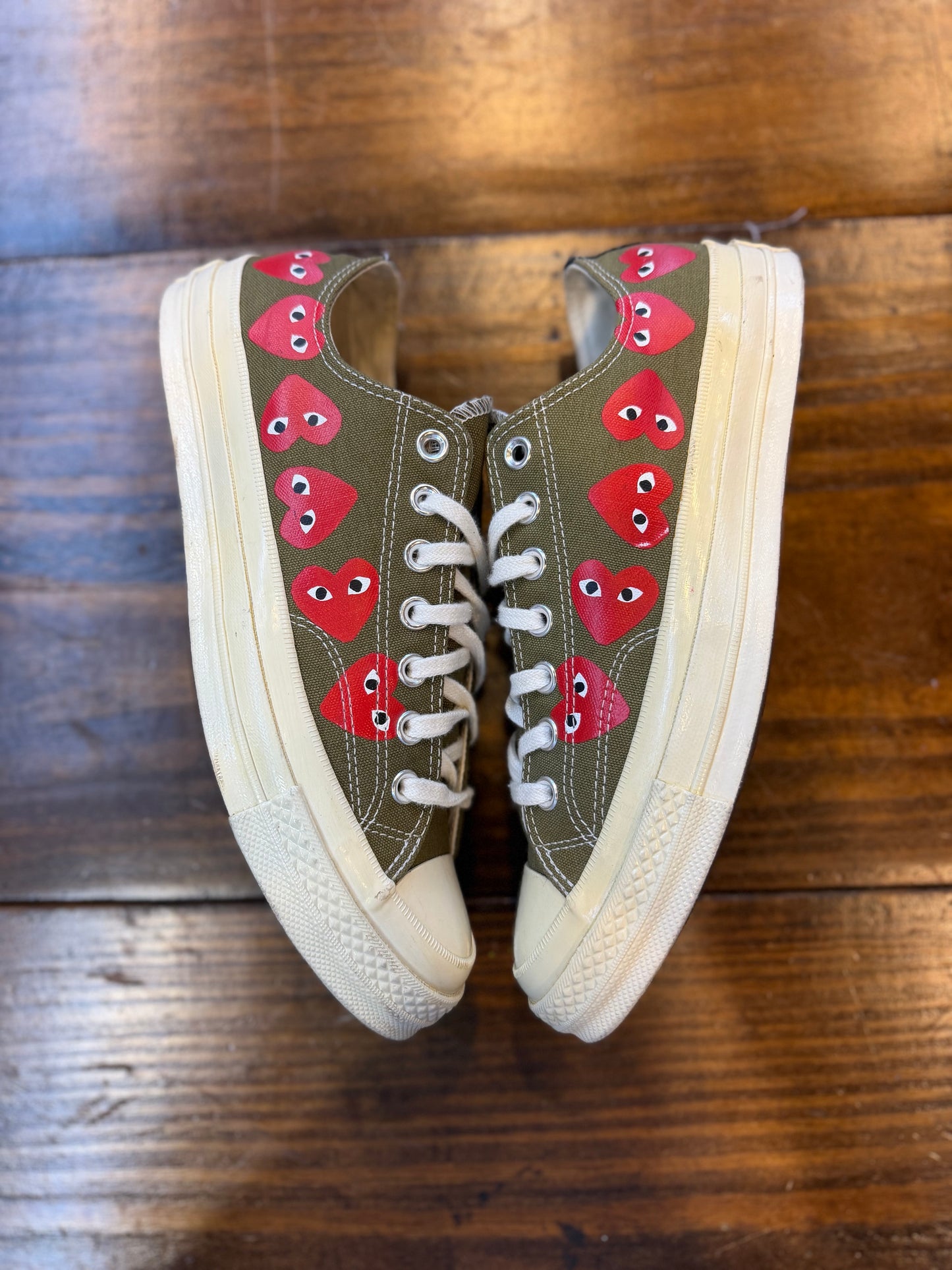 Converse Chuck Taylor All Star 70 Ox Comme des Garcons Olive PRE-OWNED