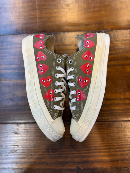 Converse Chuck Taylor All Star 70 Ox Comme des Garcons Olive PRE-OWNED