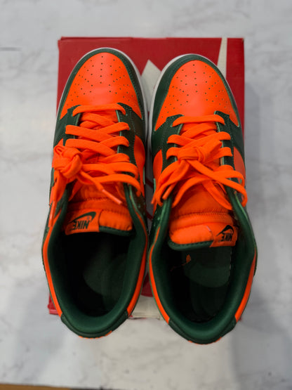 Nike Dunk Low Retro Miami Hurricanes PRE-OWNED