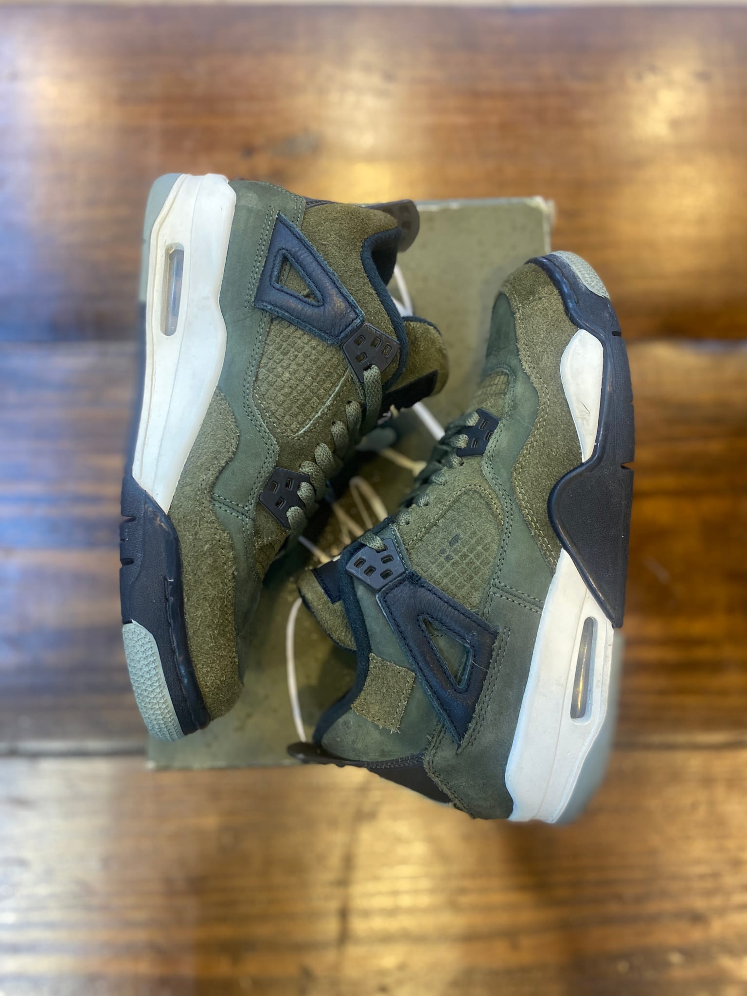 Jordan 4 Retro SE Craft Medium Olive (GS) PRE-OWNED
