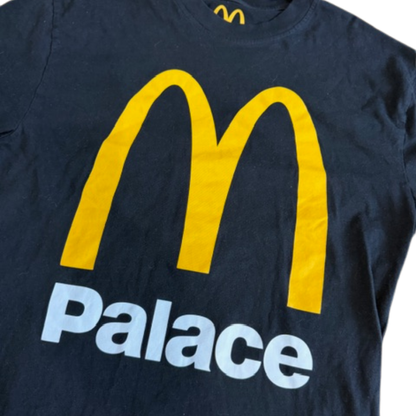 Palace x McDonald's Logo T-shirt Black (PRE-OWNED)