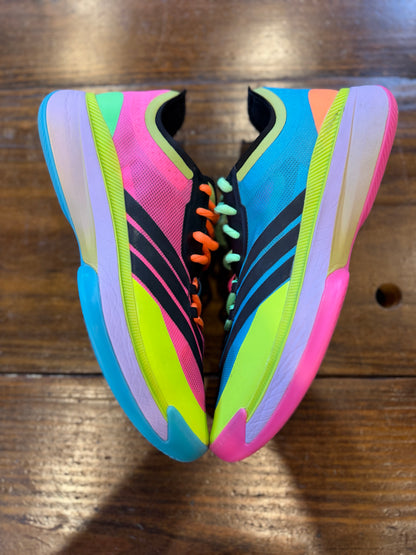 adidas Adizero Select 3.0 Low Lucid Pink Preloved Lime PRE-OWNED