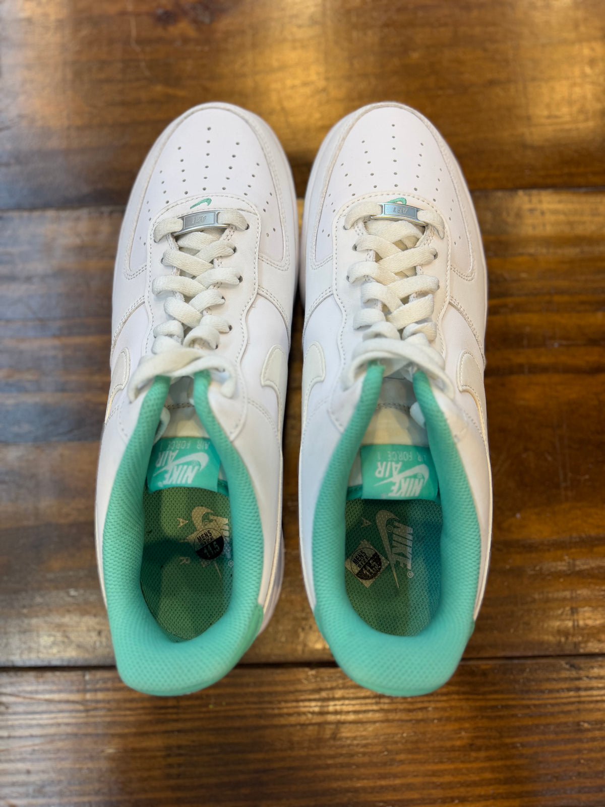 Nike Air Force 1 Low '07 White Light Menta PRE-OWNED