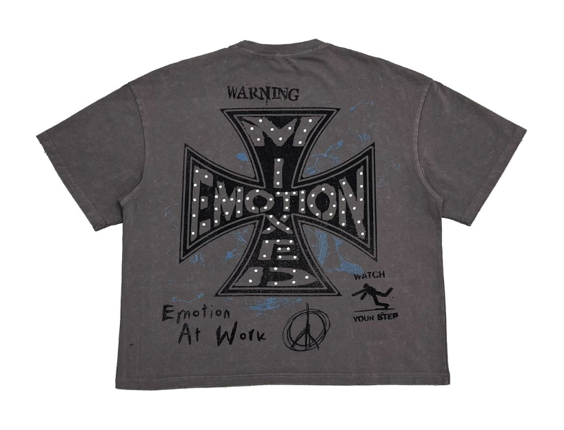 Grey “Friends” tee