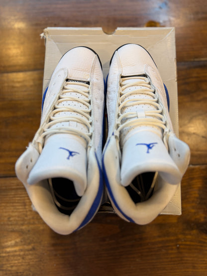 Jordan 13 Retro White Hyper Royal Black PRE-OWNED