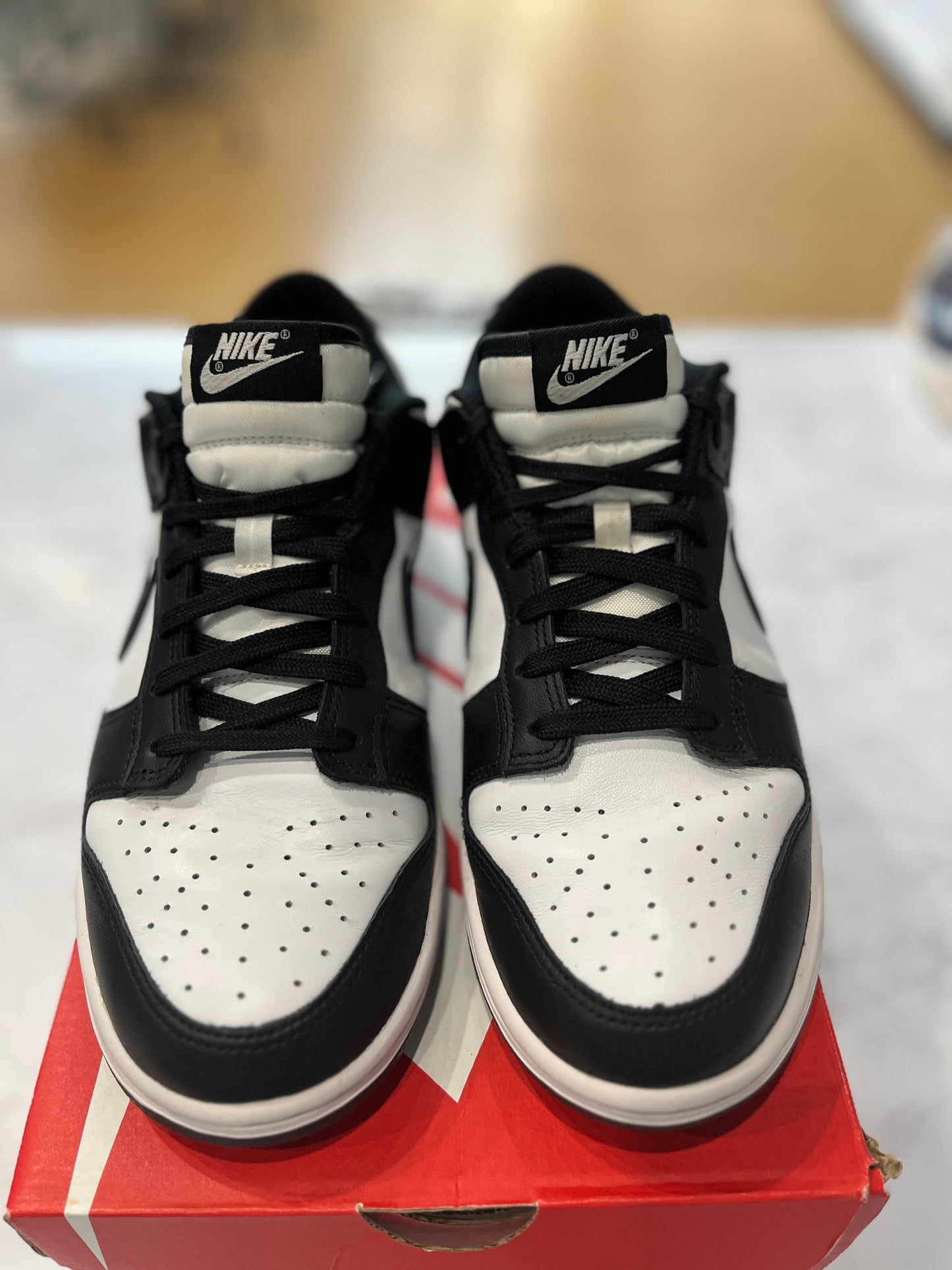 Nike Dunk Low Retro White Black Panda (Women's) PRE-OWNED