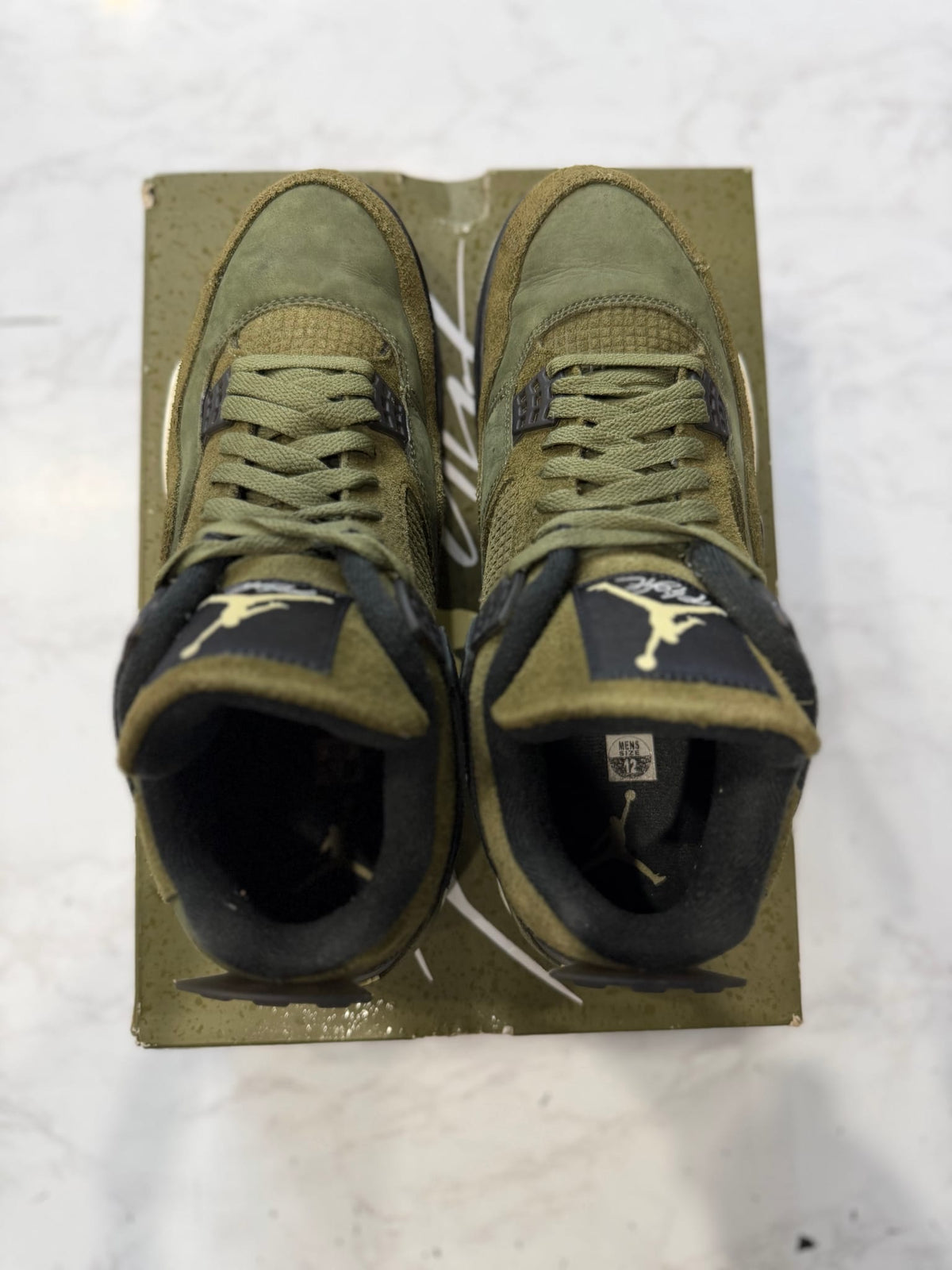 Jordan 4 Retro SE Craft Medium Olive PRE-OWNED