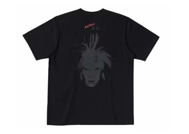 KAWS x Uniqlo Warhol UT Graphic 476351 T-shirt Black