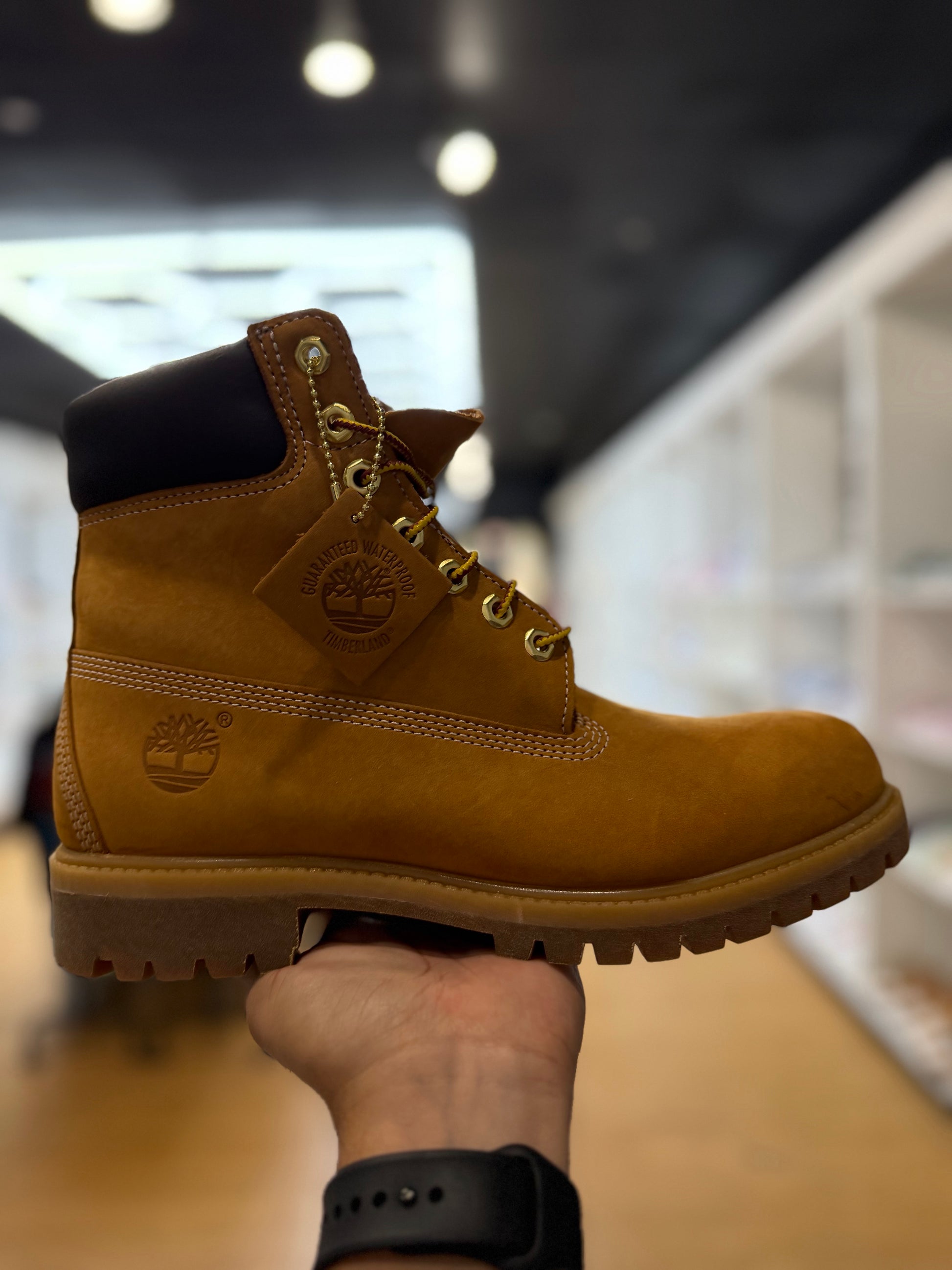 Timberland 6" Premium Waterproof Boot Wheat PRE-OWNED
