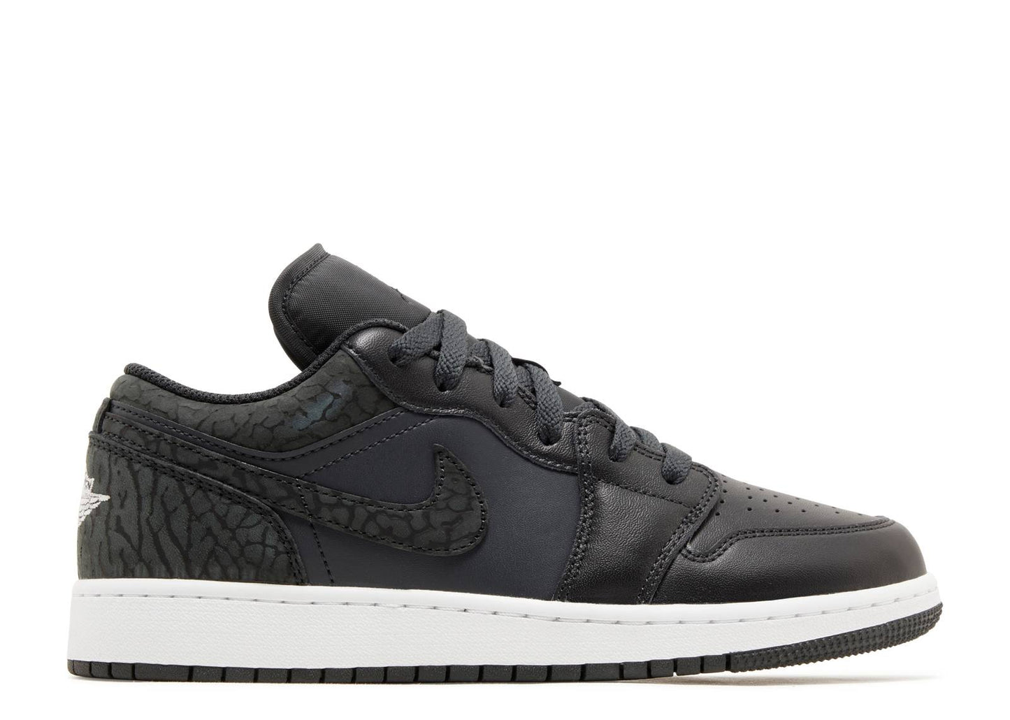 Jordan 1 Low SE GS Black Elephant