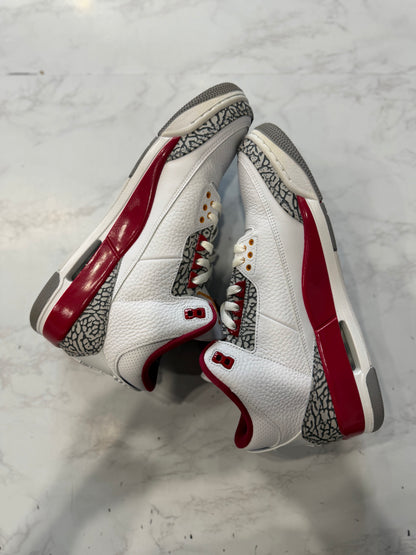 Jordan 3 Retro Cardinal Red PRE-OWNED