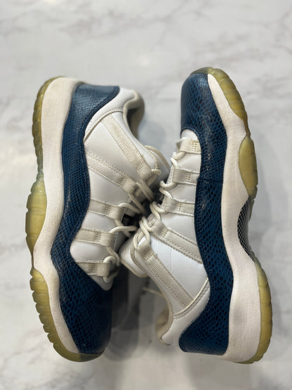 Jordan 11 Retro Low Snake Navy (2019) (GS) PRE-OWNED