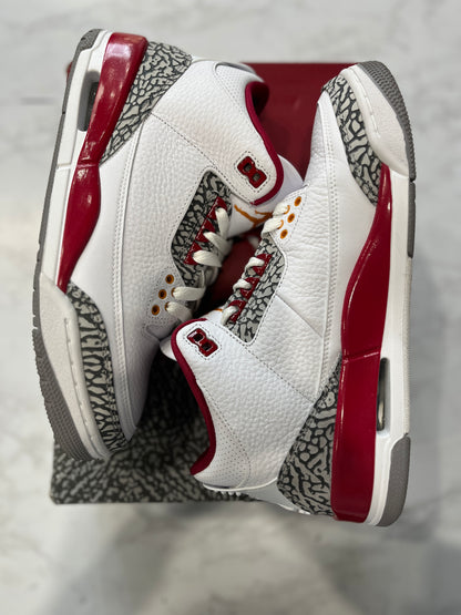 Jordan 3 Retro Cardinal Red PRE-OWNED