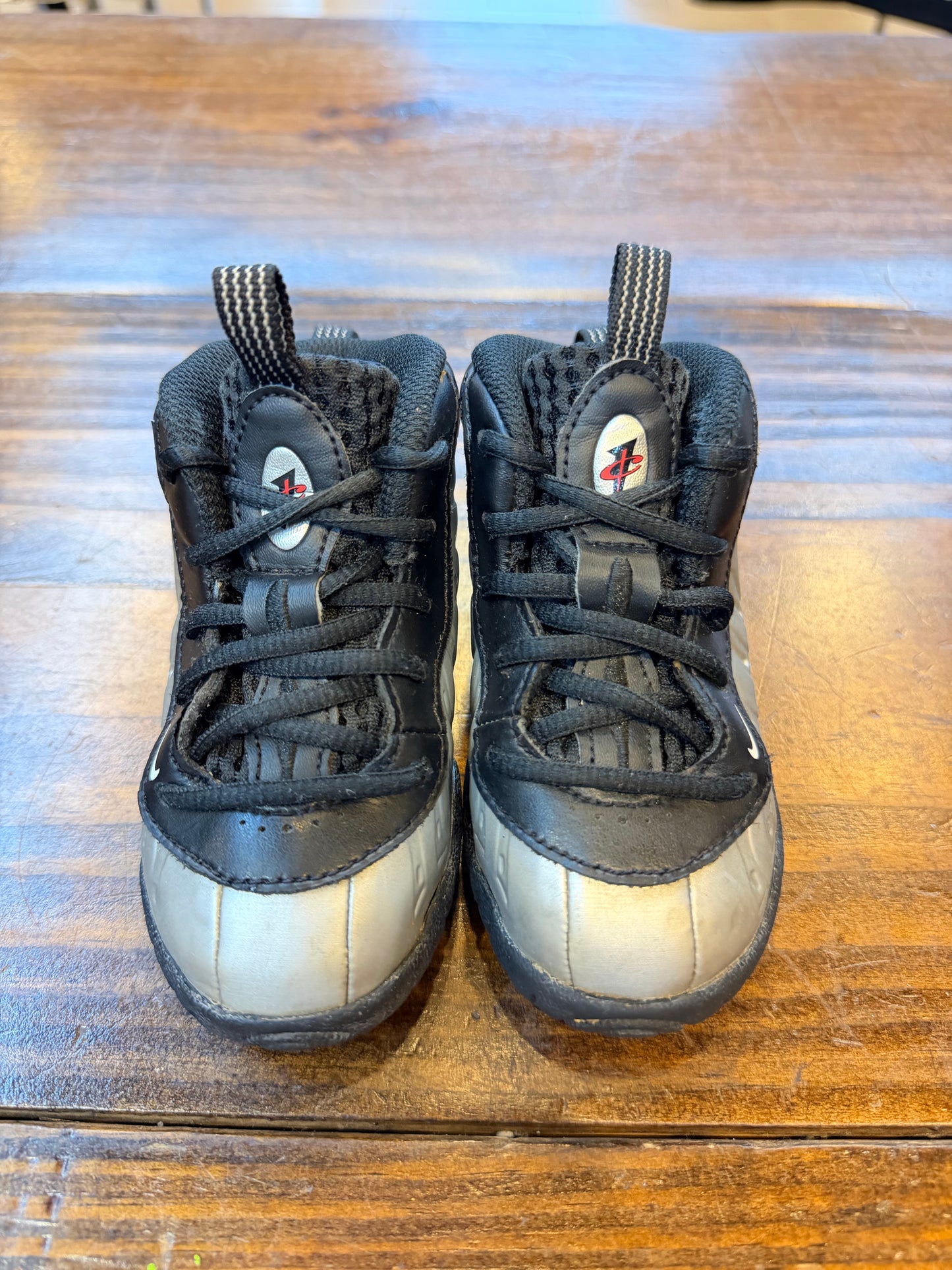 Nike Air Foamposite One Chrome Black (TD) PRE-OWNED