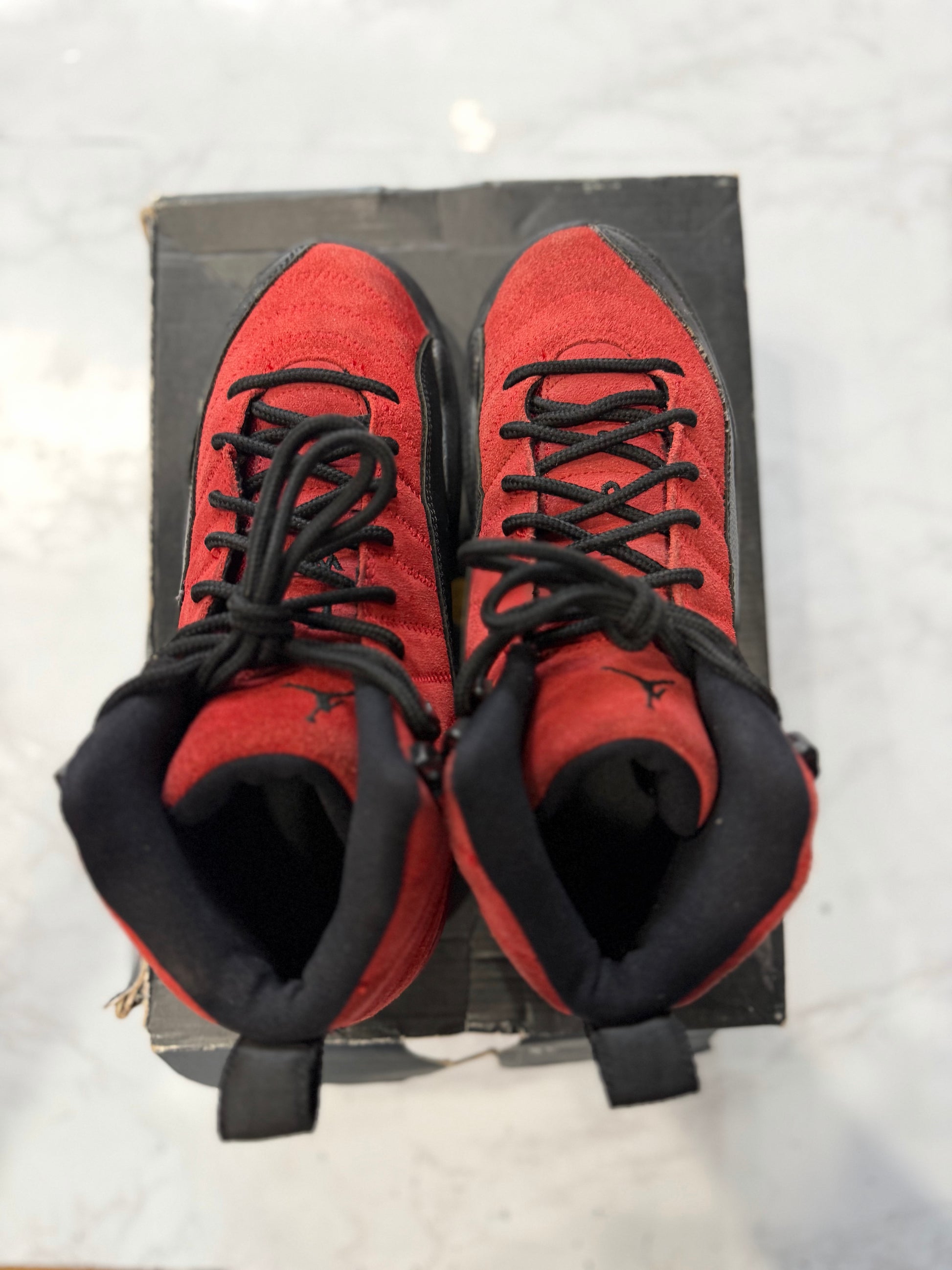 Jordan 12 Retro Reverse Flu Game (GS) PRE-OWNED