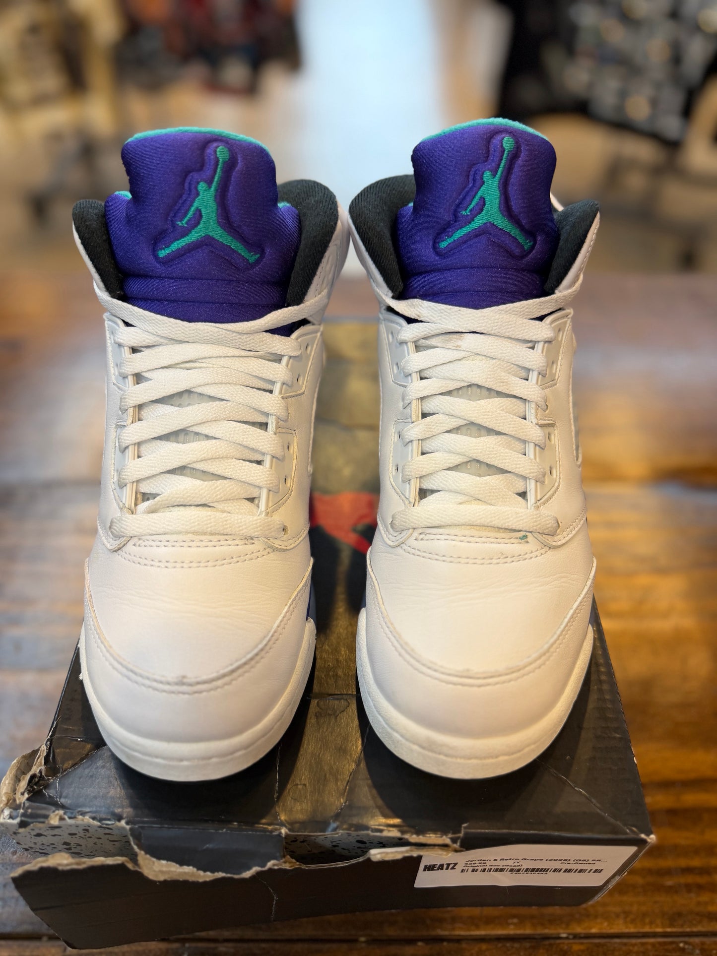 Jordan 5 Retro Grape (2025) (GS) PRE-OWNED