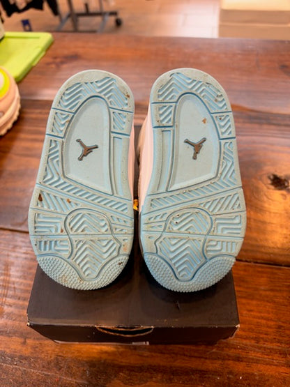Jordan 4 Retro Photon Dust Blue Chill (TD) PRE-OWNED