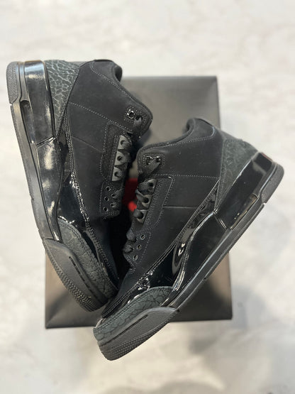 Jordan 3 Retro Black Cat (2025) PRE-OWNED