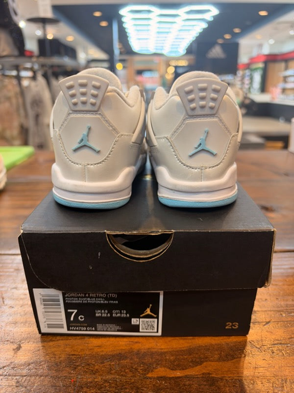 Jordan 4 Retro Photon Dust Blue Chill (TD) PRE-OWNED