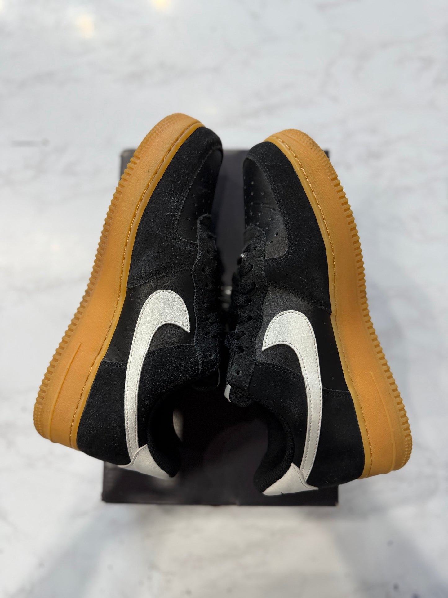 Nike Air Force 1 Low '07 LV8 Black Summit White Gum PRE-OWNED