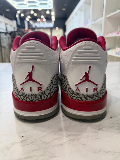 Jordan 3 Retro Cardinal Red PRE-OWNED