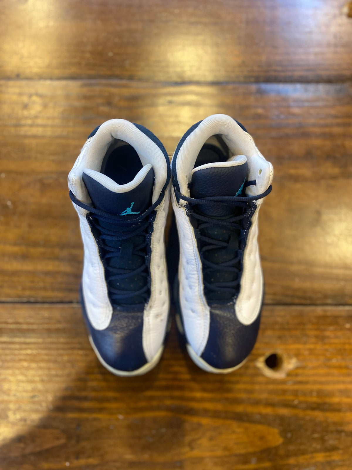 Jordan 13 Retro White Obsidian Powder Blue (GS) PRE-OWNED