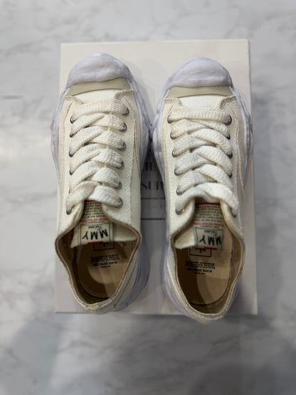 Maison Mihara Yasuhiro Hank OG Sole Canvas Low White PRE-OWNED