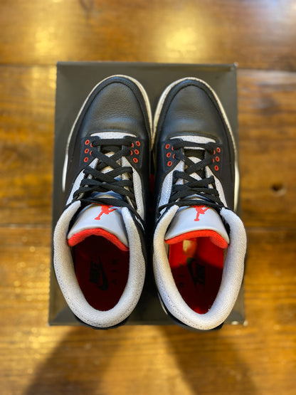 Jordan 3 Retro OG Black Cement (2024) PRE-OWNED