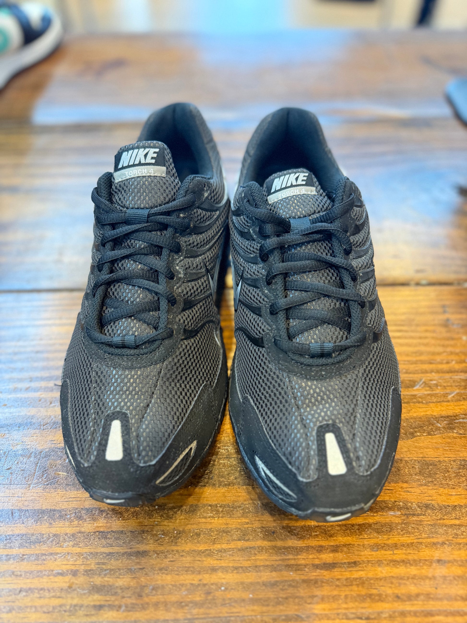 Nike Air Max Torch 4 Black Silver PRE-OWNED