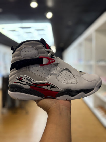 Jordan 8 Retro White True Red (2025) PRE-OWNED