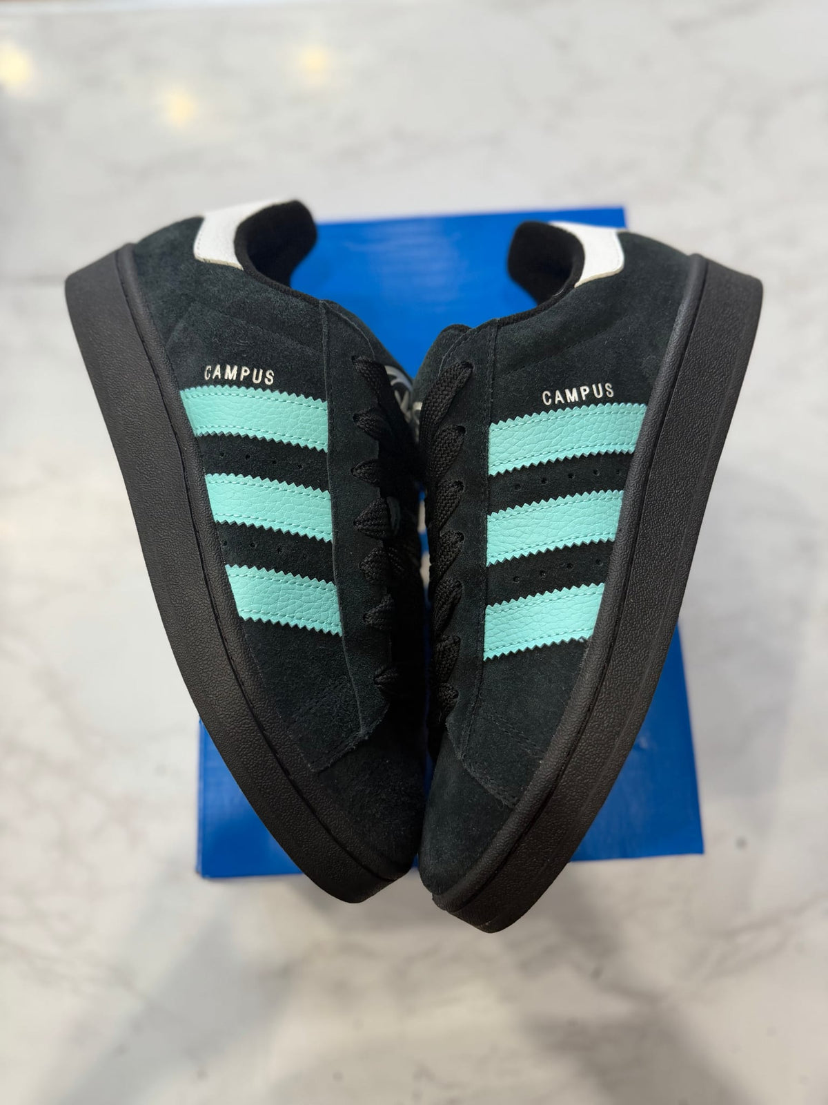 adidas Campus 00s Black Flash Aqua White PRE-OWNED