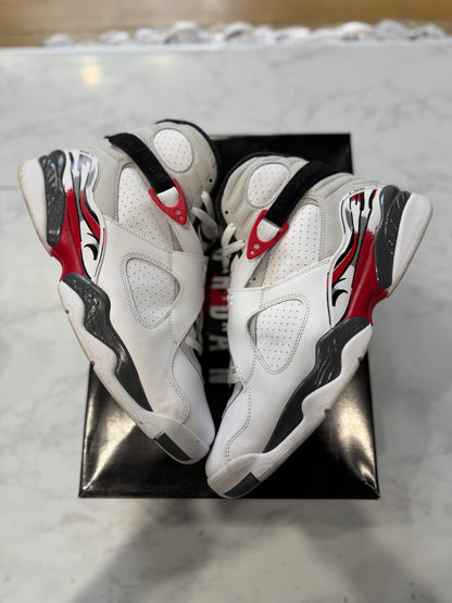 Jordan 8 Retro White True Red (2025) PRE-OWNED
