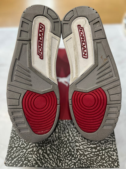 Jordan 3 Retro Cardinal Red PRE-OWNED