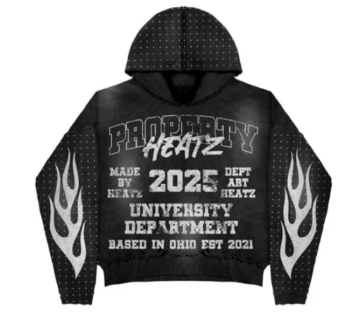 HEATZ University Dept Rhinestone Hoodie