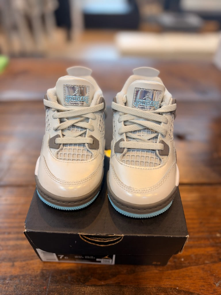 Jordan 4 Retro Photon Dust Blue Chill (TD) PRE-OWNED