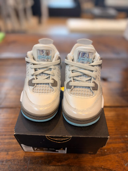 Jordan 4 Retro Photon Dust Blue Chill (TD) PRE-OWNED
