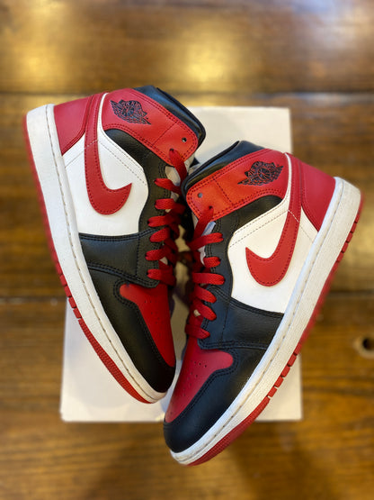 Jordan 1 Mid Alternate Bred Toe (Women's) PRE-OWNED