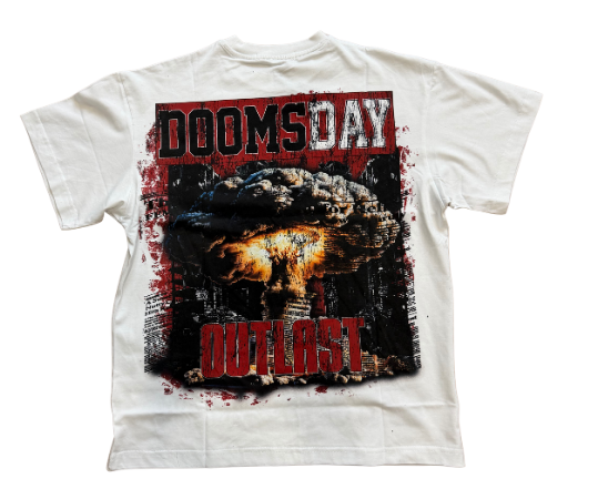 KDNK Dooms Day Tee WHT