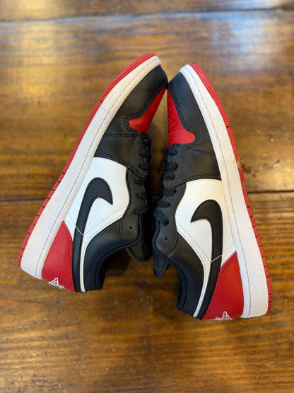 Jordan 1 Low Bred Toe 2.0 PRE-OWNED