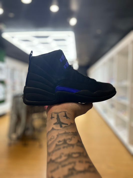Jordan 12 Retro Black Dark Concord PRE-OWNED
