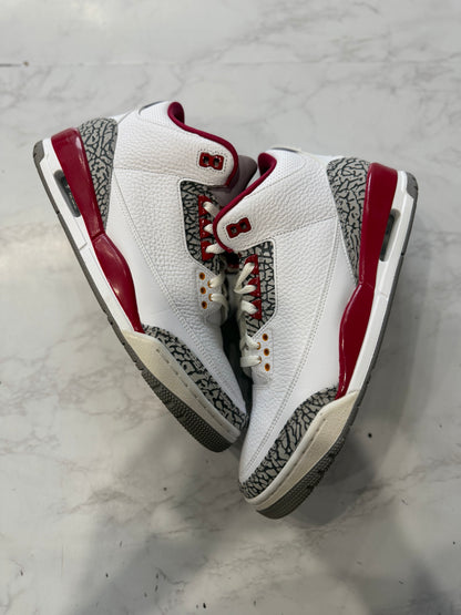 Jordan 3 Retro Cardinal Red PRE-OWNED