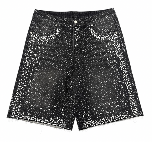 Concept "KEYSTONE" BLACK WASH JORTS