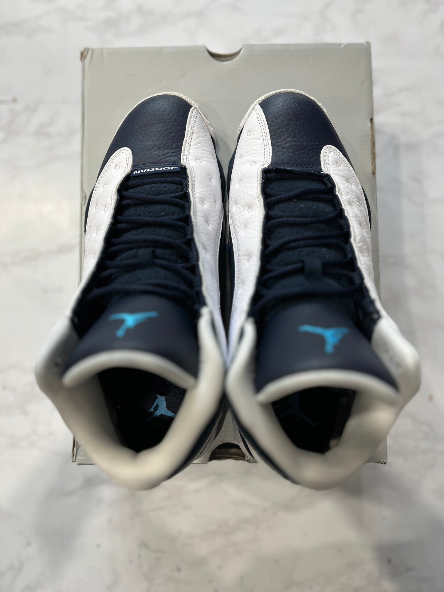 Jordan 13 Retro Obsidian Powder Blue White PRE-OWNED
