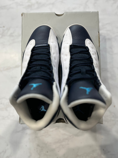 Jordan 13 Retro Obsidian Powder Blue White PRE-OWNED