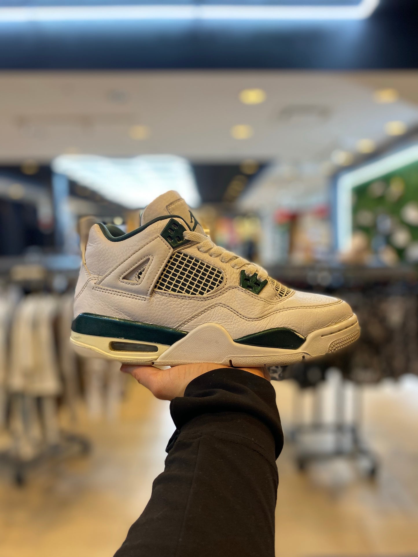 Jordan 4 Retro Oxidized Green (GS) PRE-OWNED