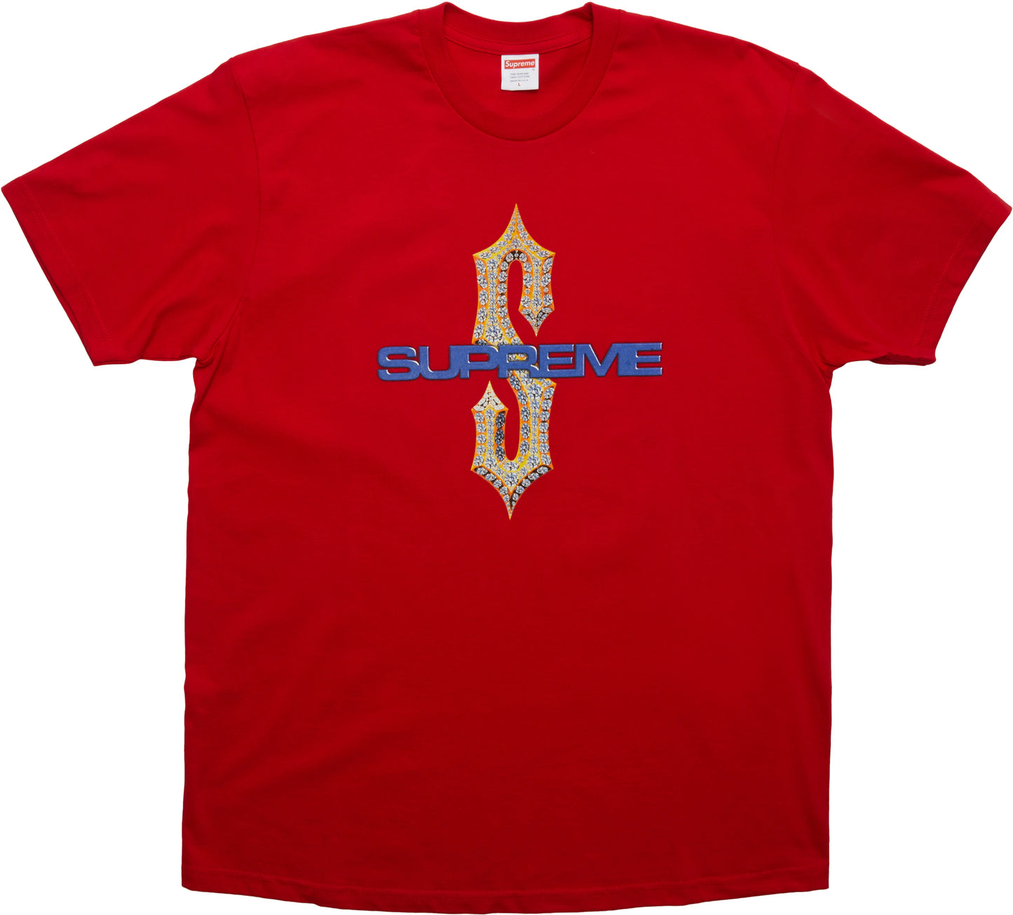 Supreme Diamonds Tee Red (PRE-OWNED)